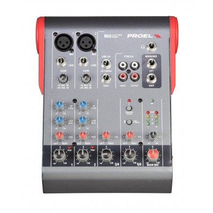 PROEL SOUND MI6 PROEL SOUND 8032496003595 China ST 1 8 Discontinued 1 0 0 HAWA 85184000 pUltra-compact 6-channel 2-bus mixer/p p